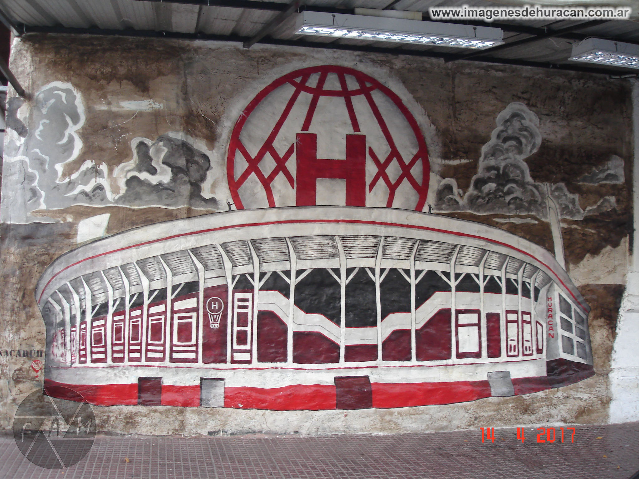 murales luna quemera Huracán