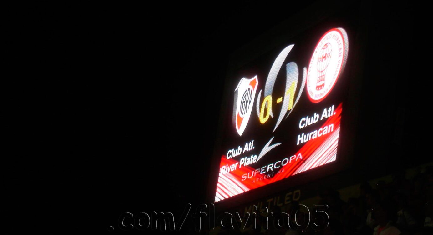 SuperCopa Argentina – FINAL – River Plate Vs. Huracán