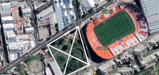 El AABE vuelve a otorgarle los terrenos del ex gas al Club Atlético Huracán vista satelital