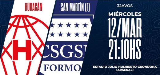 huracan vs san martin de formosa 32 avos copa argentina 2025