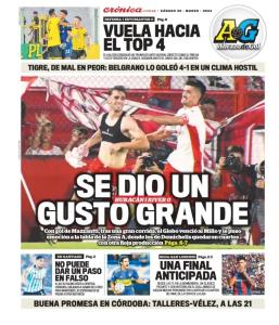 portada-diario-popular-fecha-12-Huracan-1-vs-river-0-copa-liga-profesional-2024